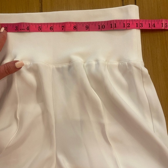 ATM Women’s White Palazzo Wide Leg Tall Flowy Pants NEW size small - Picture 5 of 14